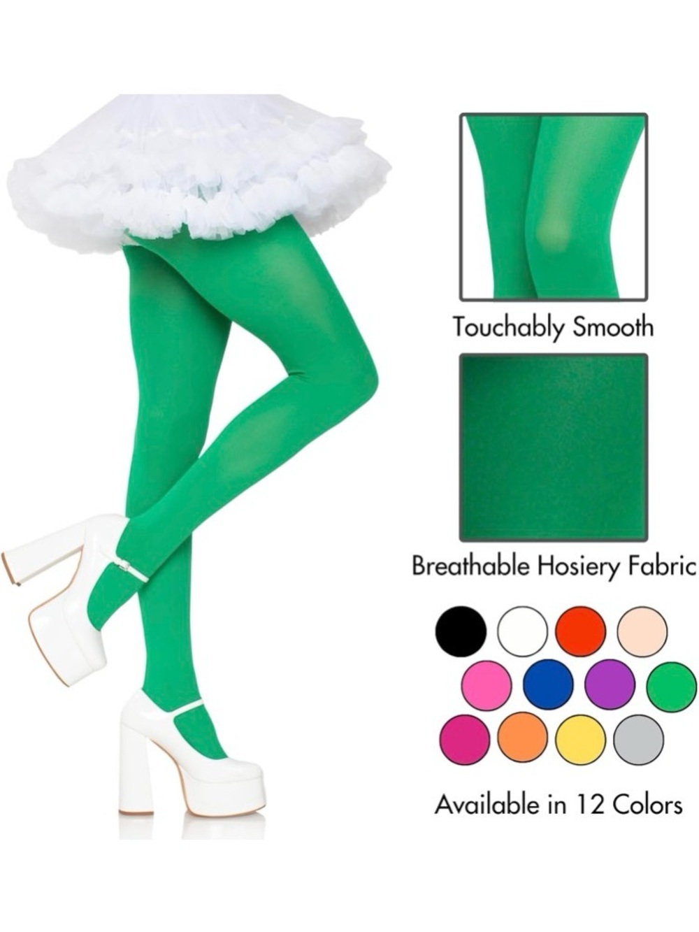 Leg Avenue Womenβs Nylon Spandex Tights #halloween #tights #green